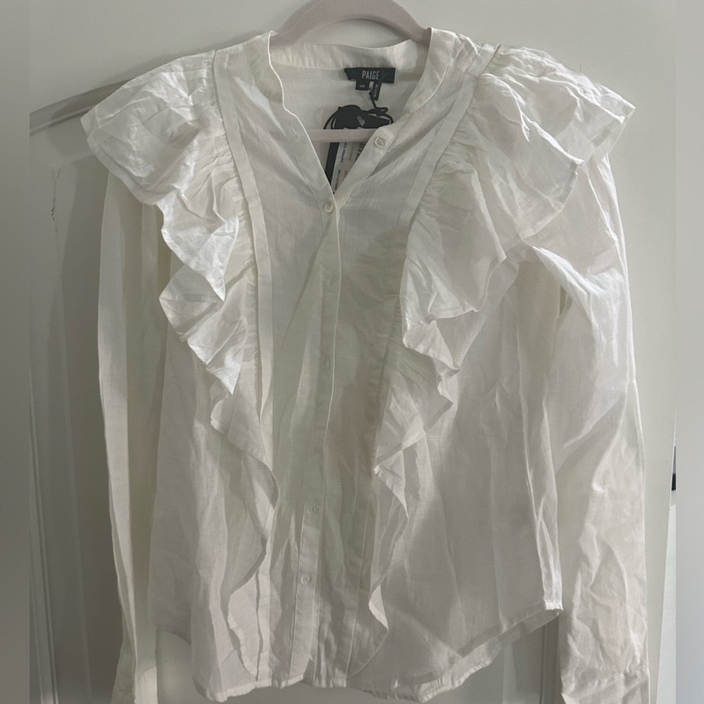 Paige Blouse in white XS
